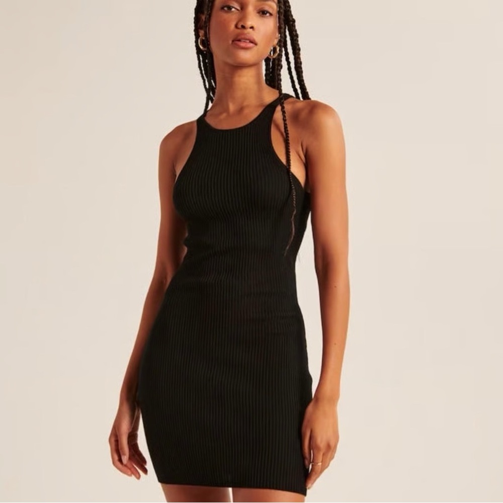 Abercrombie and fitch mini ribbed sweater dress